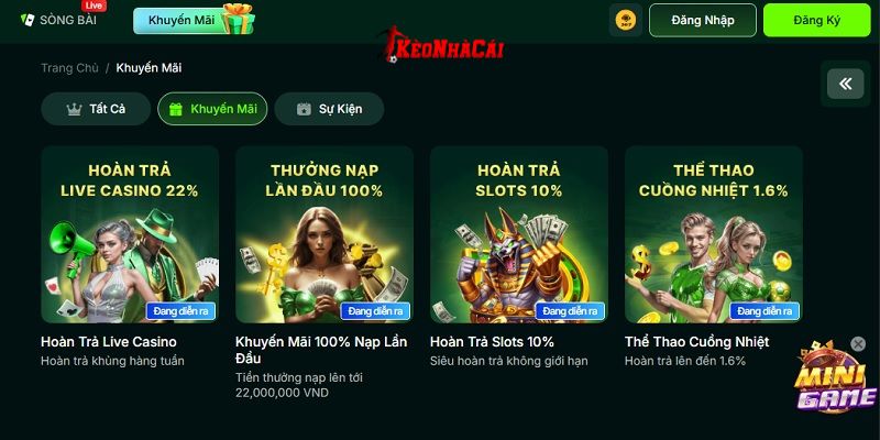 Cổng game luôn tràn ngập ưu đãi hấp dẫn