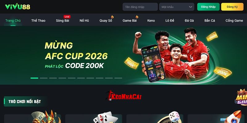 Nhà cái VIVU88 - Cổng game đang được săn đón nồng nhiệt Nhà cái VIVU88 - Cổng game đang được săn đón nồng nhiệt