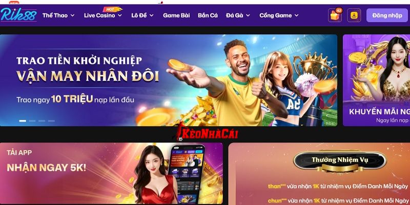 RIK88 - Nhà cái của sự tân tiến, hiện đại RIK88 - Nhà cái của sự tân tiến, hiện đại